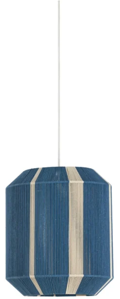 Hanglamp Kozana kleur Blauw/Crème