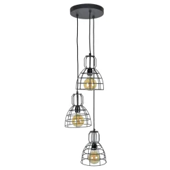 Hanglamp 3-lichts, kleur Vintage Black