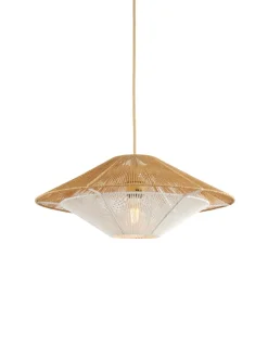 Hanglamp Lumbini Papiertouw, kleur Naturel