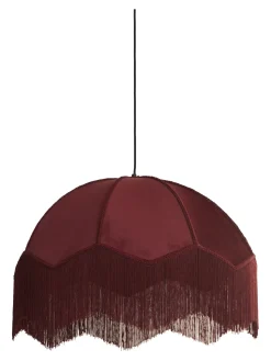 Hanglamp Malacia Velvet, kleur Bordeaux