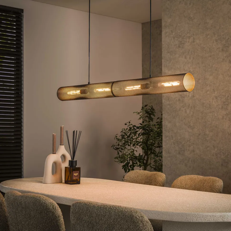 Hanglamp Manda Artic Black, 4-lamps