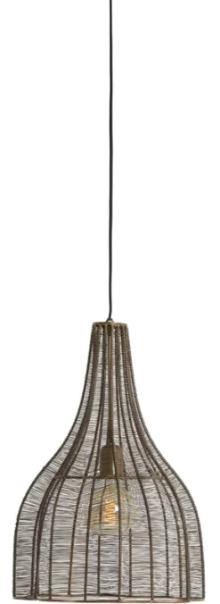 Hanglamp Mariama kleur Antiek Brons