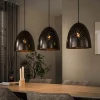 Hanglamp Marleigh 3-lamps, kleur Urban Bruin