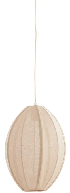 Hanglamp Milatos Jute, kleur Naturel