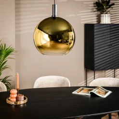 Hanglamp Mirel Glas, kleur Goud