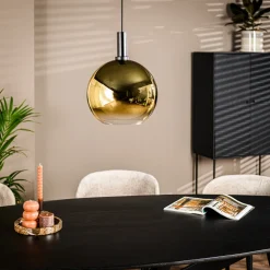 Hanglamp Mirel Glas, kleur Goud