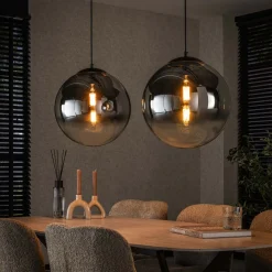 Hanglamp Nida Glas, 2-lamps