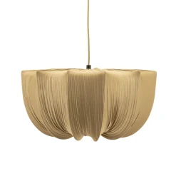 Hanglamp Nuvia Stof, kleur Naturel