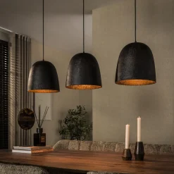 Hanglamp Watson 3-lamps, kleur Smoked Brown