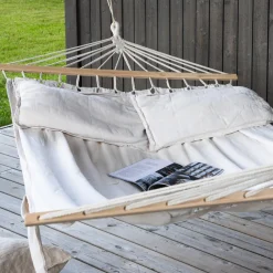 Hangmat Miasia 2-persoons, kleur Wit