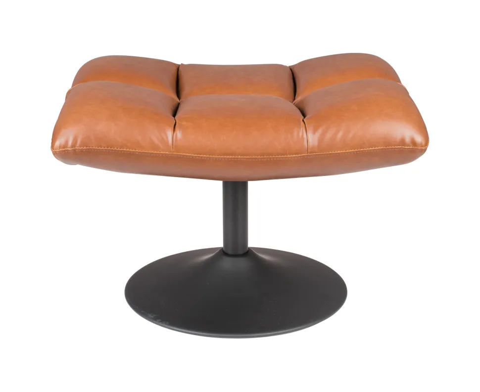 Hocker Bar PU, kleur Vintage Bruin