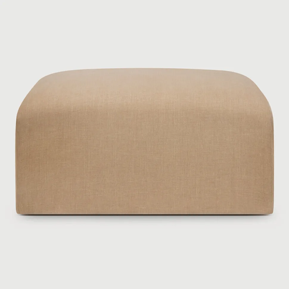 Hocker Bulky 80 x 60cm, kleur Light Sepia