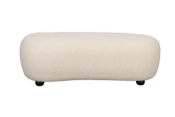 Hocker Cheron Teddy, kleur Wit