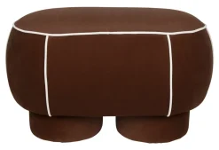 Hocker Jannetta 78 x 45cm, kleur Rood
