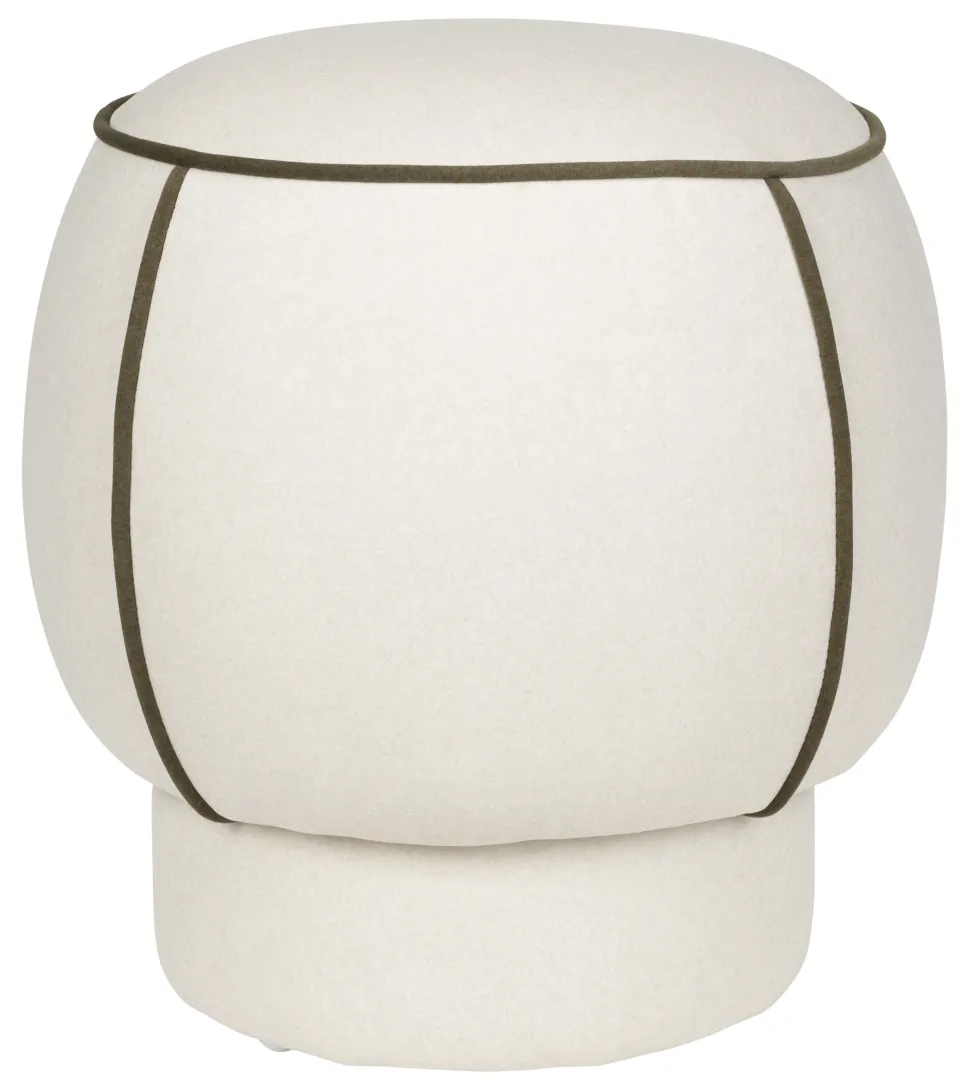 Hocker Jannetta 45cm, kleur Wit