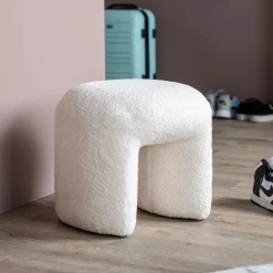 Hocker Sahi Bouclé