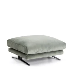 Hocker Veliro Velvet, kleur Groen