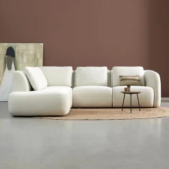 Hoekbank Cloud 285cm, Bouclé, kleur Off White