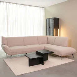 Hoekbank Pesaro Bouclé, kleur Naturel