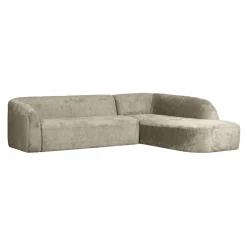 Hoekbank Sloping Rechts, Structure Velvet