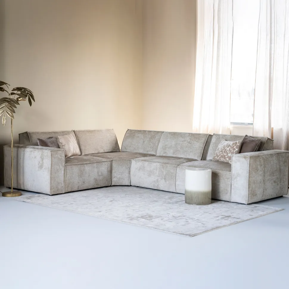Hoekbank Tori 330cm, kleur Beige