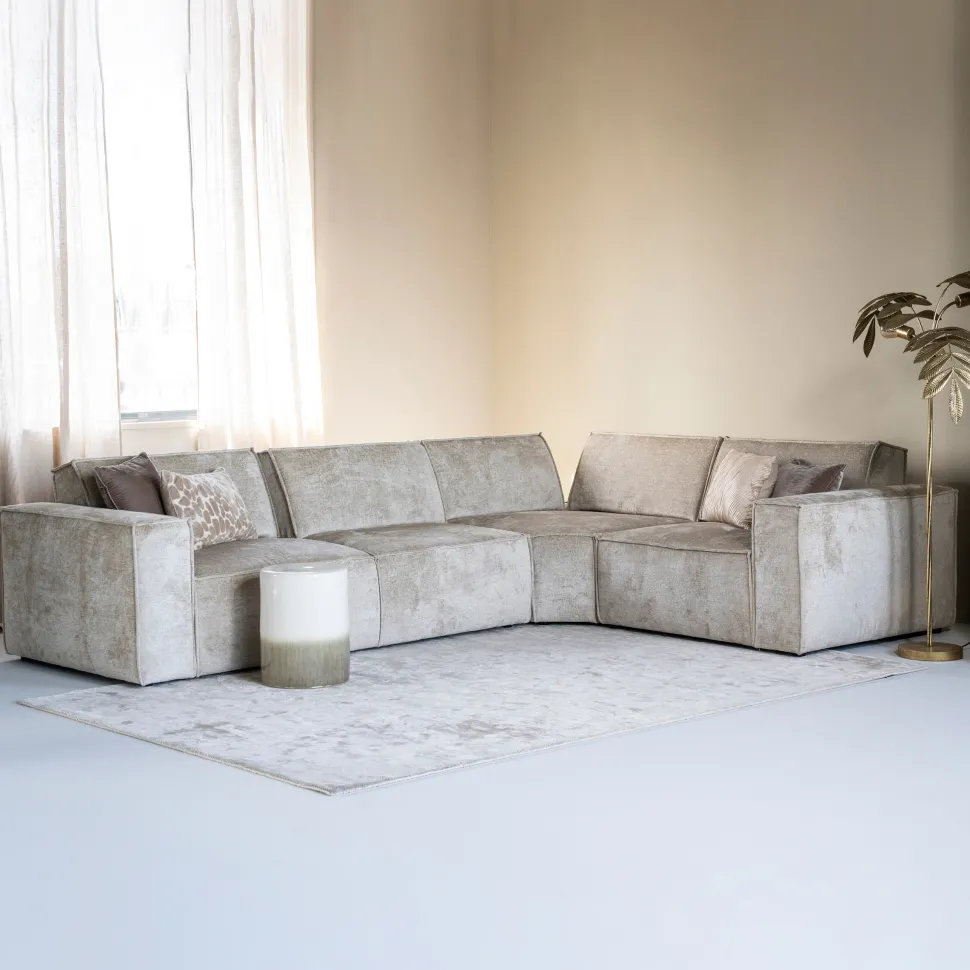 Hoekbank Tori 330cm, kleur Beige