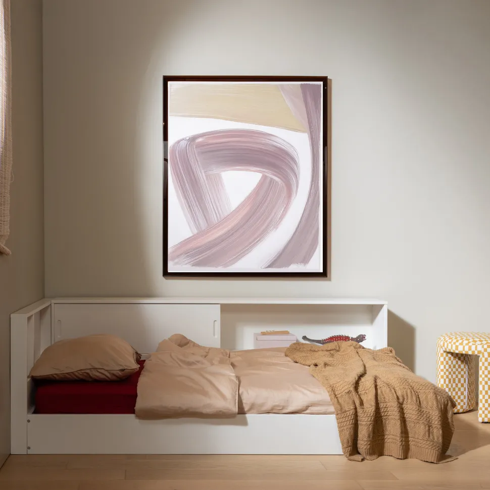 Hoekbed Carter Grenenhout, 90 x 200cm