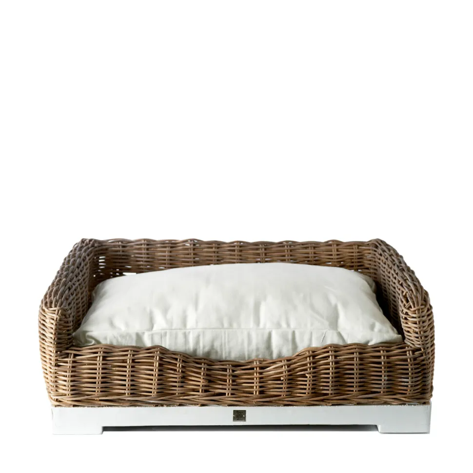 Hondenmand Classic Rustic Rattan, kleur Bruin