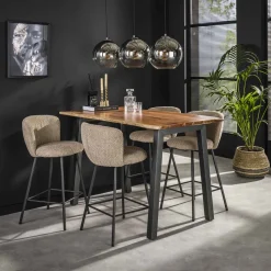 Industriele Boomstam Bartafel Judge 147 x 80cm