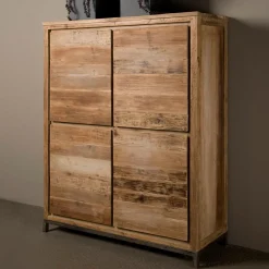 Industriële Opbergkast Venetië met 4 deuren