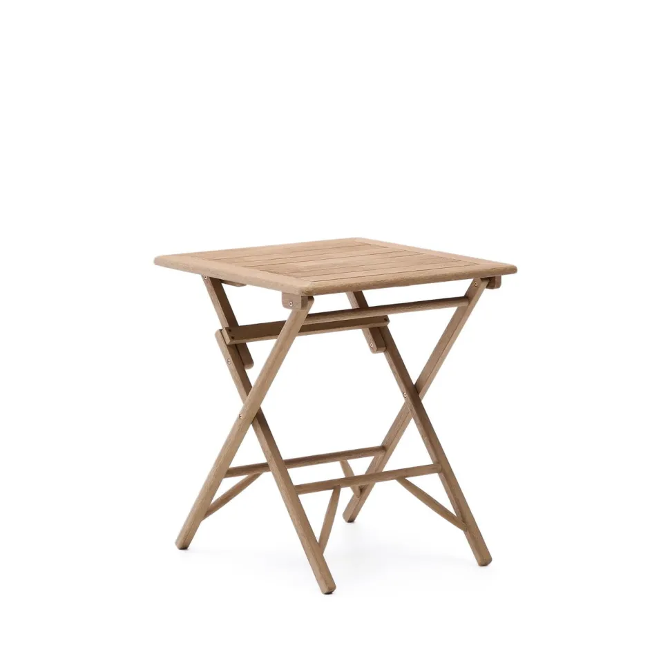 Inklapbare Bistrotafel Dandara Acaciahout, 66 x 66cm