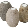 Kaarshouder Riverstone Set van 3 stuks