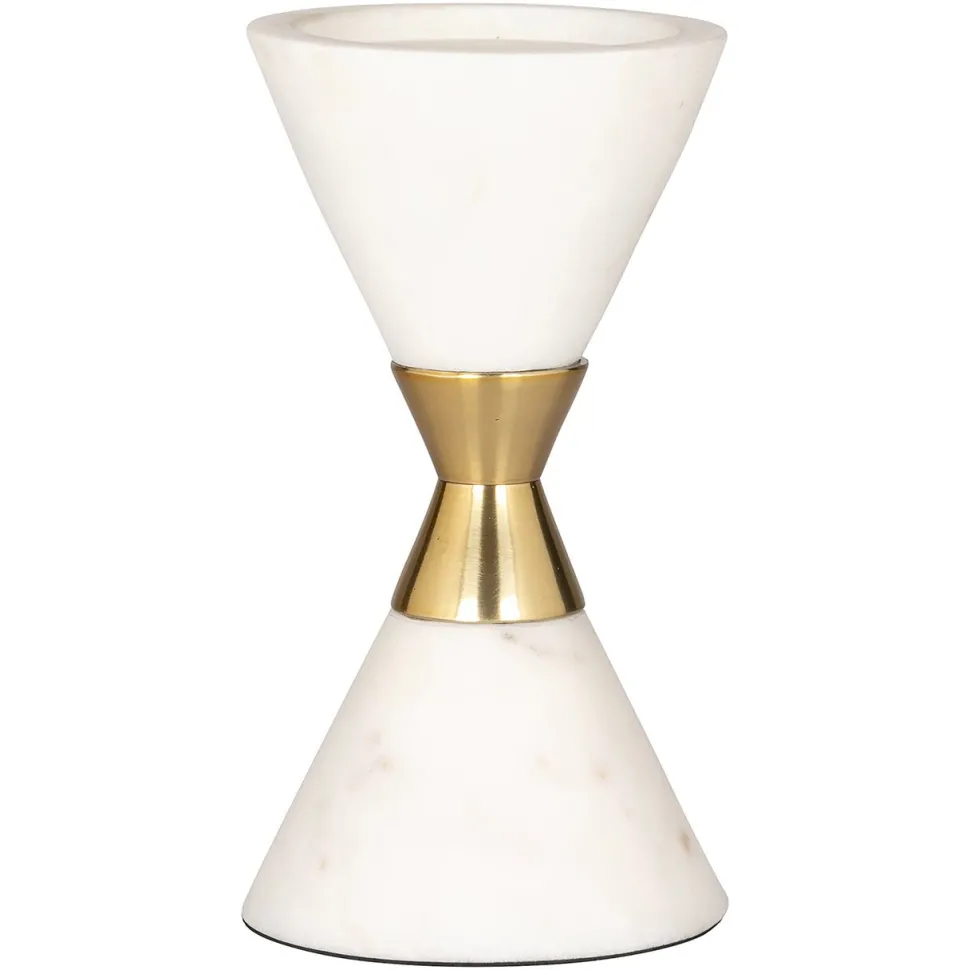 Kandelaar Jurre Marmer, 18cm