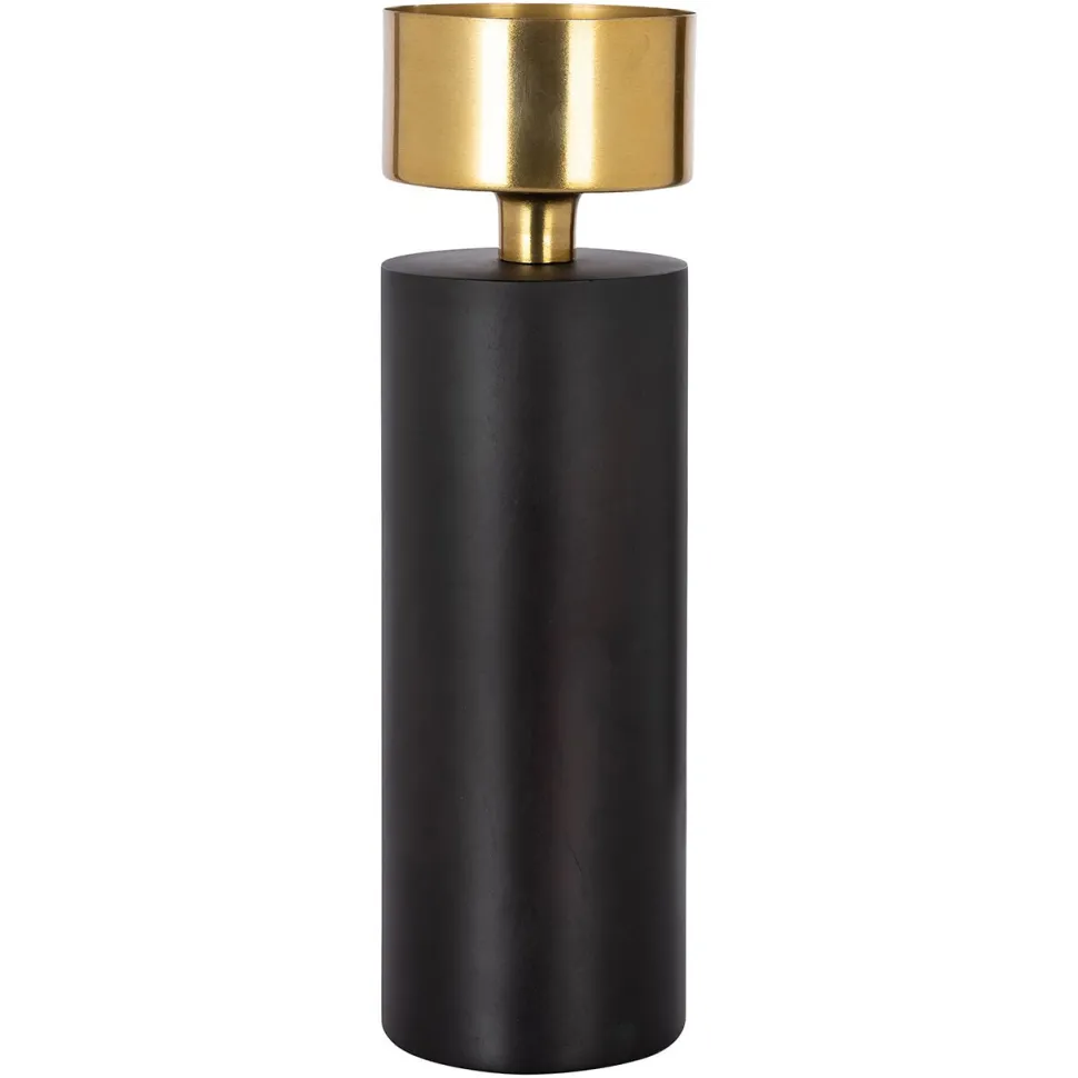 Kandelaar Tess kleur Zwart/Goud