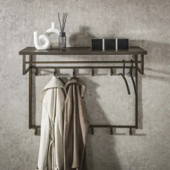 Kapstok Dishon Antiek Brass, Met 12 haken