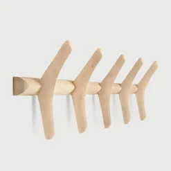 Kapstok PI Hout, Met 5 haken