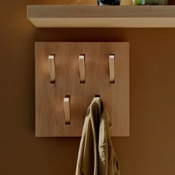 Kapstok Utilitile Eikenhout, Met 5 haken