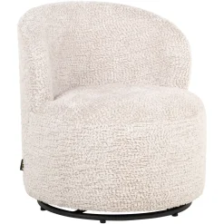 Kids Draaifauteuil Jackie Lovely stof, kleur Crème