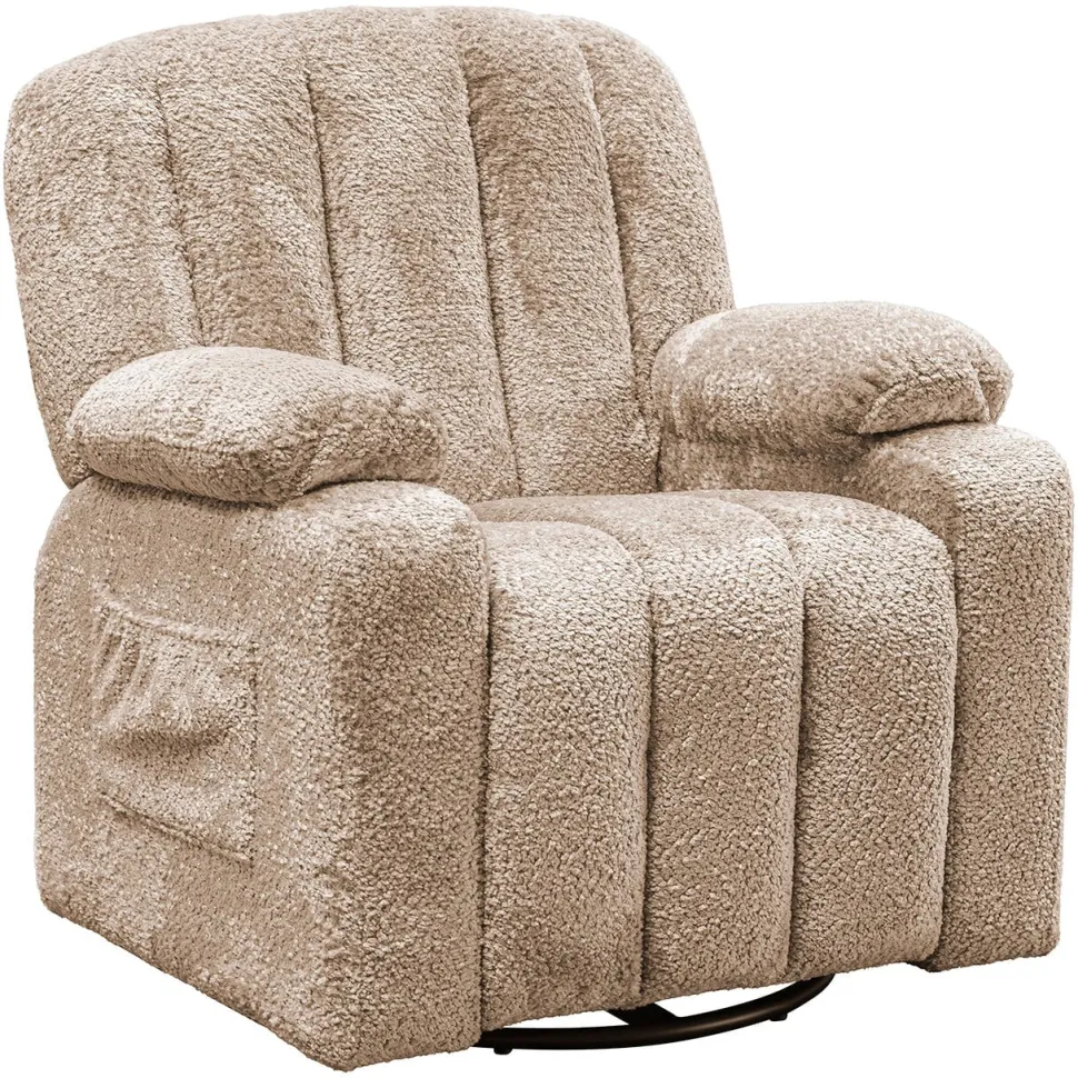 Kids Draaifauteuil Mickey Sheep, kleur Naturel