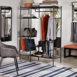 Kledingrek Storn, kleur Zwart