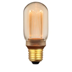 Kooldraadlamp Tarika 16cm, E27 8W, kleur Amber, dimbaar