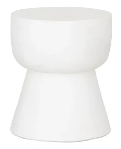 Krukje Motto Cement, kleur Wit