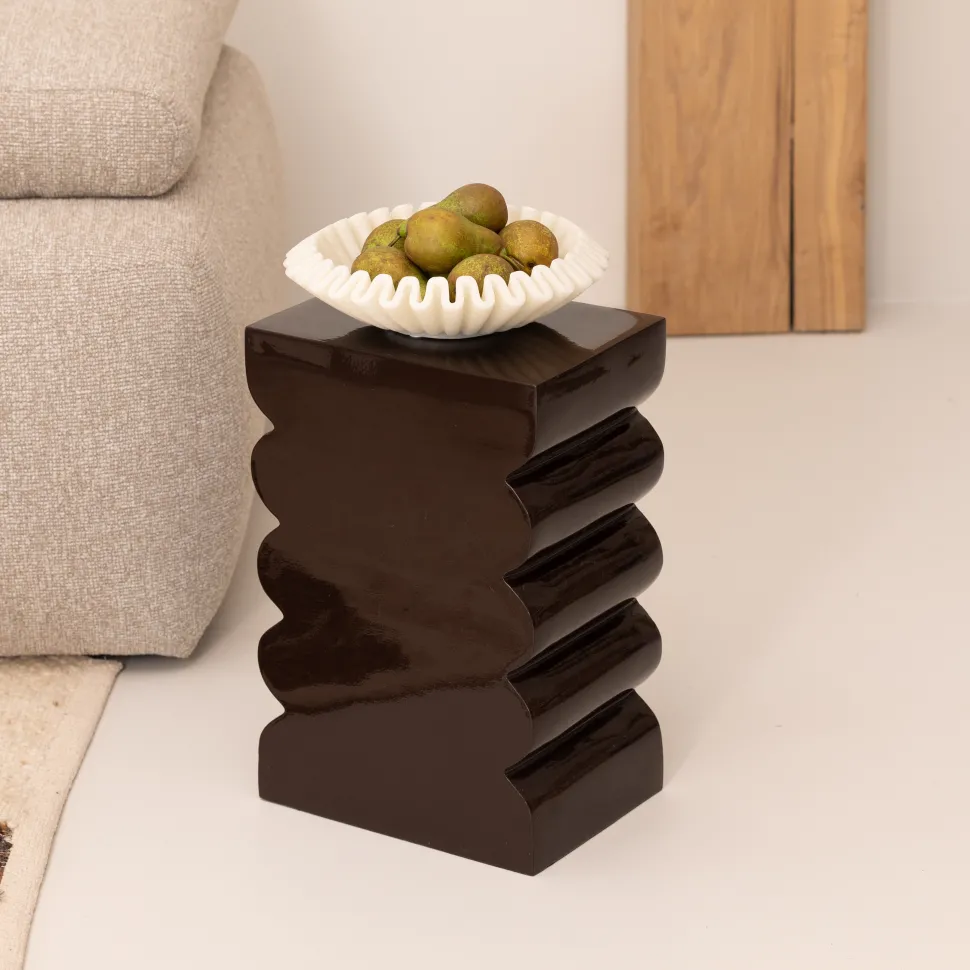 Krukje/Bijzettafel Curves 30 x 21cm