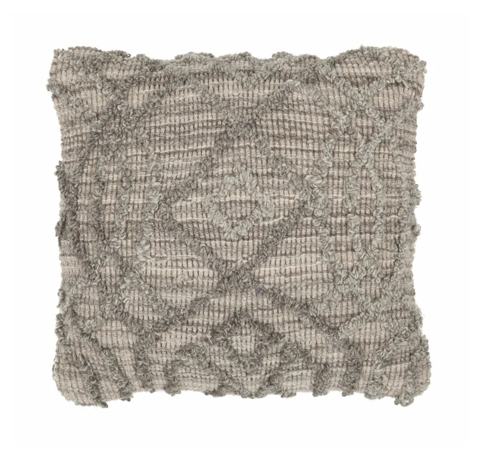 Kussen Angel 45 x 45cm, kleur Naturel / Grijs