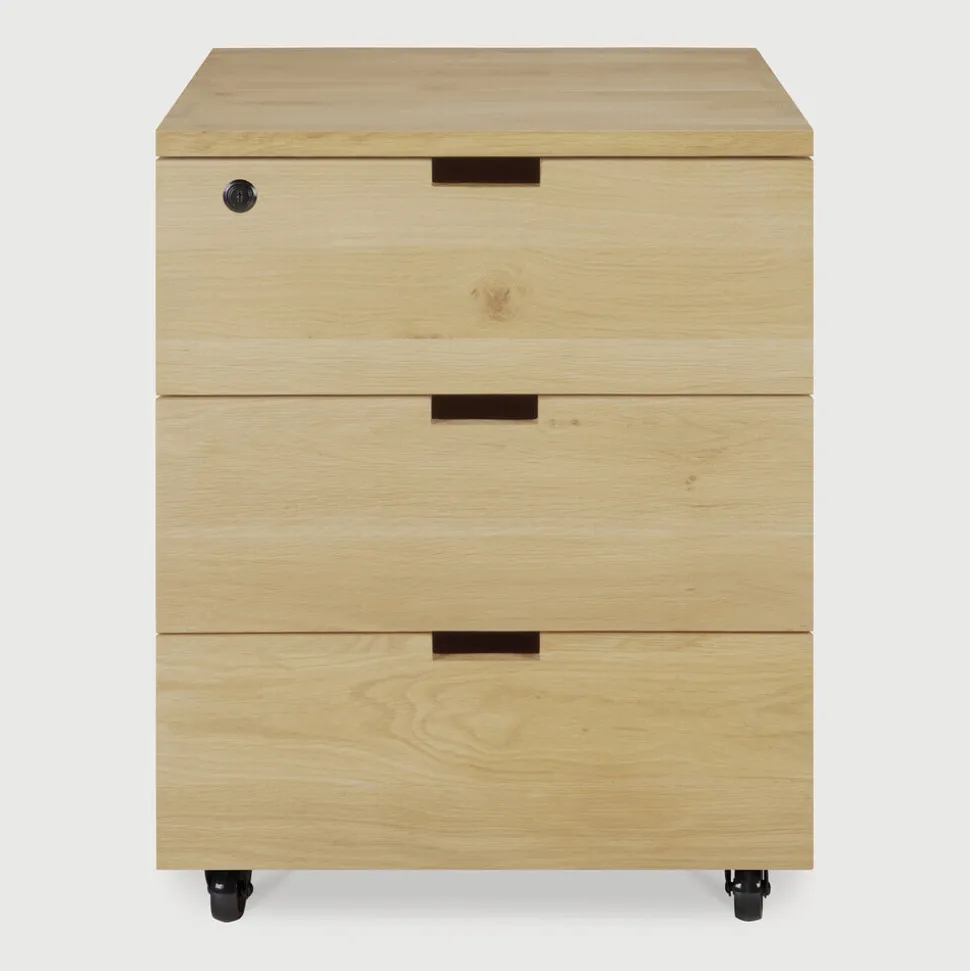 Ladekast Billy Gevernist Eikenhout, Met 3 laden