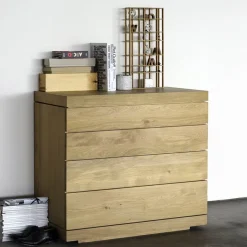 Ladekast Burger Geolied Eikenhout, 100cm