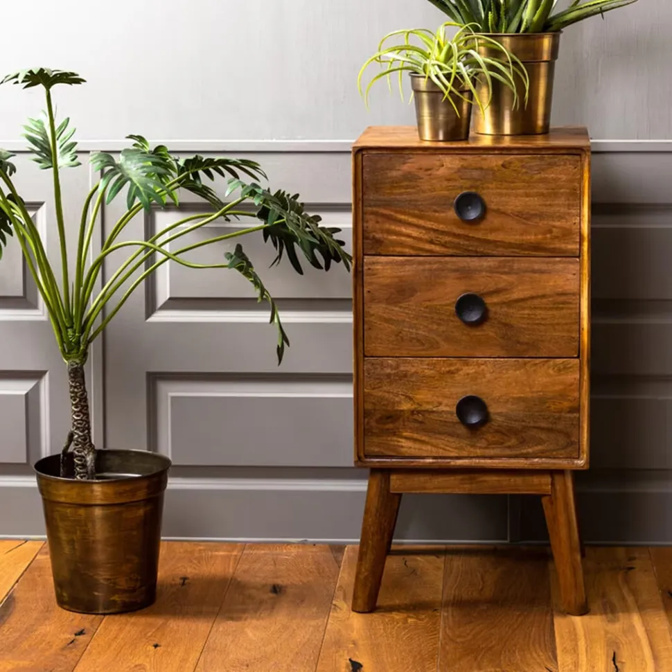 Ladekast Espita Mangohout, 80 x 40cm