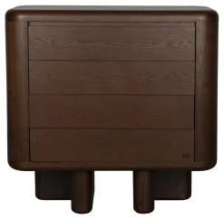 Ladekast Herman Walnootlook, Met 4 laden