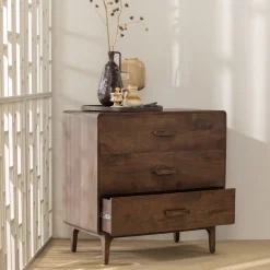 Ladekast Liya Mangohout, Met 3 lades