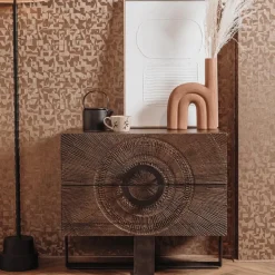 Ladekast Padua Mangohout, Met 2 laden